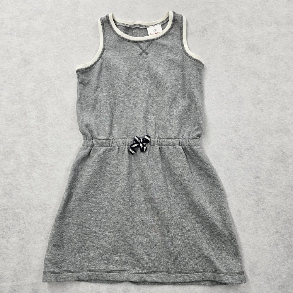 Hanna Andersson Casual Sleeveless Tank Dress Sz 10 Athleisure Beach School Gray